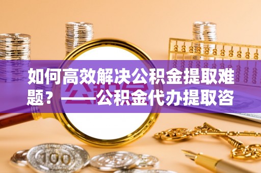 阿克苏如何高效解决公积金提取难题？——公积金代办提取咨询服务指南