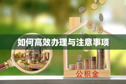 阿克苏如何高效办理与注意事项