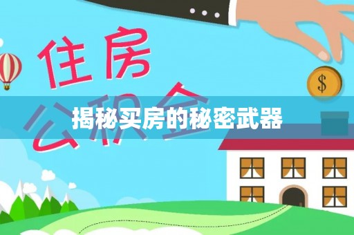 阿克苏揭秘买房的秘密武器