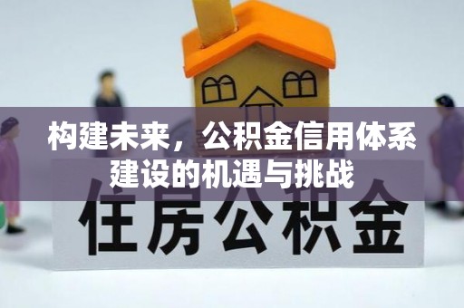 阿克苏构建未来，公积金信用体系建设的机遇与挑战