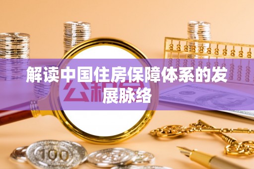 阿克苏解读中国住房保障体系的发展脉络