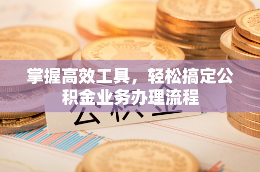 阿克苏掌握高效工具，轻松搞定公积金业务办理流程