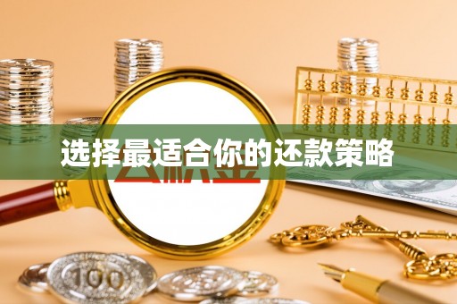 阿克苏选择最适合你的还款策略