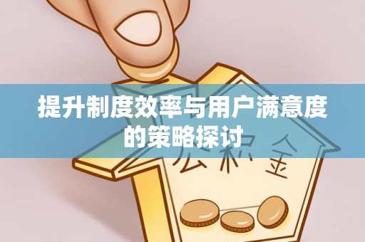 阿克苏提升制度效率与用户满意度的策略探讨